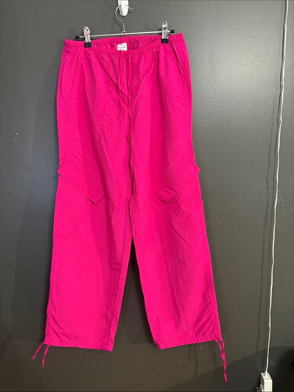 No Boundaries Hot Pink Utility Track Pants